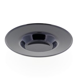 Rubikap صحن تقديم صغير، 10.5 سم، أسود يمكن التخلص منه - Rubikap