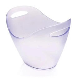Rubikap Frosted Champagne Bucket, 35x26 cm, Clear - Rubikap