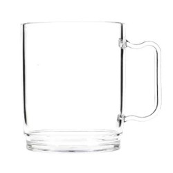 Rubikap Polikarbon Kupa, 300 ml, Şeffaf - Rubikap