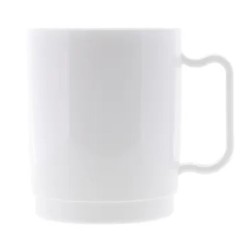 Rubikap Polycarbonate Mug, 300 ml, White - Rubikap