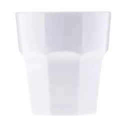 Rubikap Premium Polikarbon Bardak, 200 ml, Beyaz - Rubikap