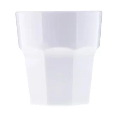 Rubikap Premium Polikarbon Bardak, 250 ml, Beyaz - 1