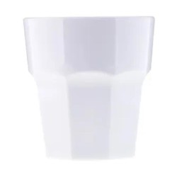 Rubikap Premium Polikarbon Bardak, 250 ml, Beyaz - Rubikap
