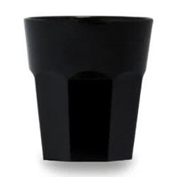 Rubikap Premium Polikarbon Bardak, 250 ml, Siyah - Rubikap