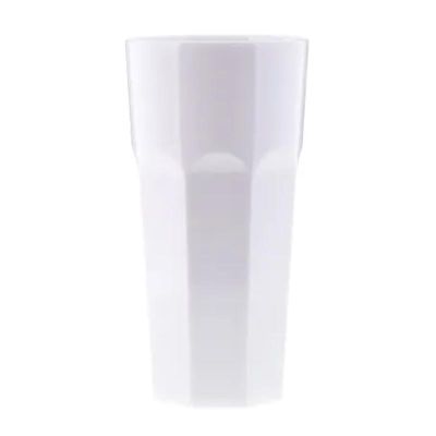 Rubikap Premium Polikarbon Bardak, 360 ml, Beyaz - 1