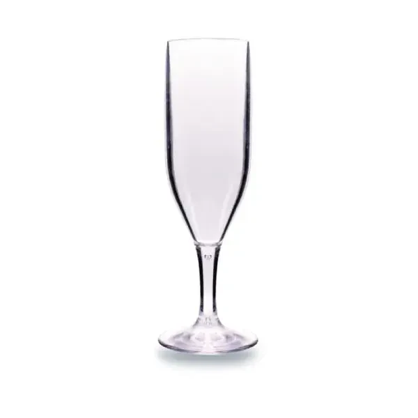 Rubikap Premium Polycarbonate Champagne Glass, 180 ml - Rubikap
