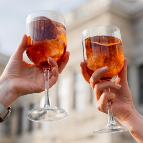 Rubikap Premium Wine Glass, 480 ml, Clear - 3