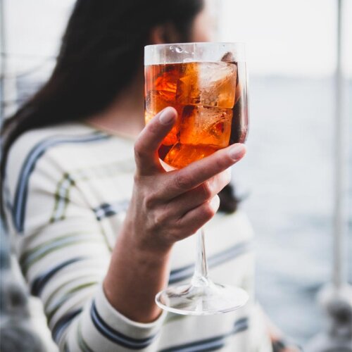 Rubikap Premium Wine Glass, 480 ml, Clear - 4