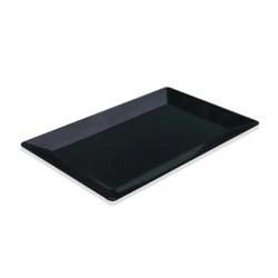 Rubikap Rectangular Plate, 18x28 cm, Black - Rubikap