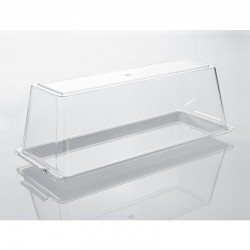 Rubikap غطاء لوحة مستطيل من البولي كربونات، 14 × 34 سم - Rubikap