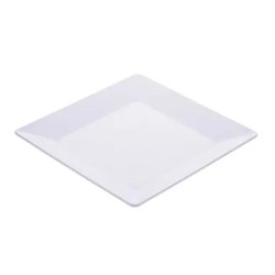 Rubikap Square Plate, 18x18 cm, White - Rubikap