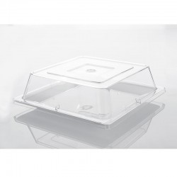 Rubikap Square Polycarbonate Plate Cover, 27 cm - Rubikap