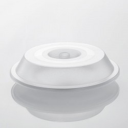 Rubikap Yuvarlak Polikarbonat Tabak Kapağı, 19 cm - Rubikap