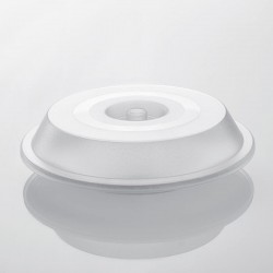 Rubikap Yuvarlak Polikarbonat Tabak Kapağı, 21 cm - Rubikap