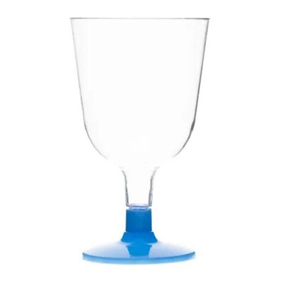 Rubikap Tek Kullanımlık Ayaklı Kadeh, 150 ml, Mavi - 1