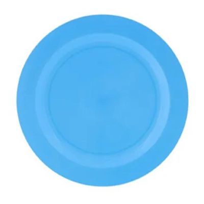 Rubikap Tek Kullanımlık Düz Tabak, 19 cm, Mavi - 1