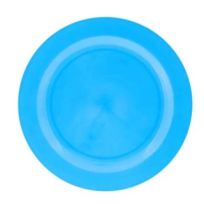 Rubikap Tek Kullanımlık Düz Tabak, 23 cm, Mavi - 1