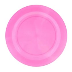 Rubikap Tek Kullanımlık Düz Tabak, 23 cm, Pembe - Rubikap