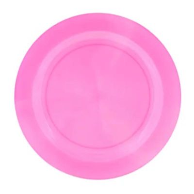 Rubikap Tek Kullanımlık Düz Tabak, 26 cm, Pembe - 1