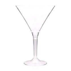 Rubikap Tek Kullanımlık Martini Bardağı, 180 ml, Şeffaf - Rubikap