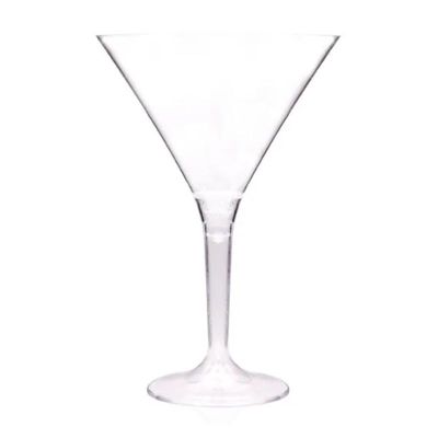 Rubikap Tek Kullanımlık Martini Bardağı, 180 ml, Şeffaf - 1