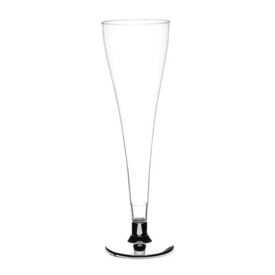 Rubikap Tek Kullanımlık Şampanya Bardağı, 120 ml, Gümüş - 1