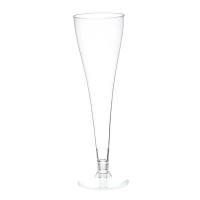 Rubikap Tek Kullanımlık Şampanya Bardağı, 120 ml, Şeffaf - 1
