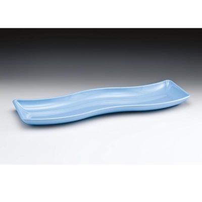 Zicco K-1071 S Model Melamin Teşhir Tabağı, 60x18x4 cm, Mavi - 1
