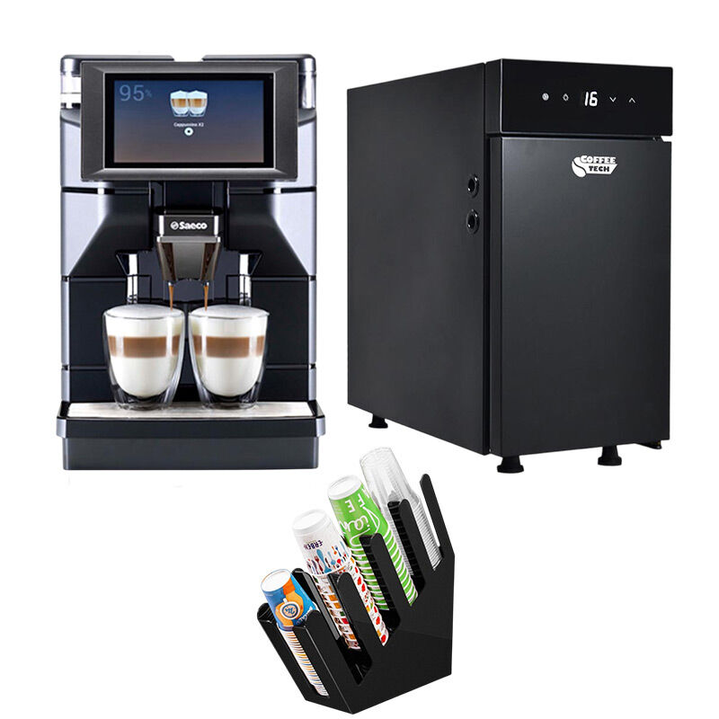 Saeco Magic M1 Kahve Makinesi + BC9CN Süt Soğutucu + Bardaklık Standı - Saeco