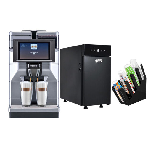 Saeco Magic M2 Kahve Makinesi + BC9CN Süt Soğutucu + Bardaklık Standı - Saeco