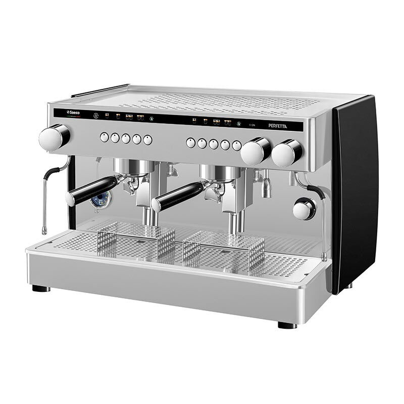 Saeco Perfetta Espresso Kahve Makinesi, Tall Cup, 2 Gruplu, Siyah + Cunill Tranquilo Tron Kahve Değirmeni - Saeco