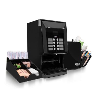 Saeco Phedra Evo 9 gr RI Cappuccino Kahve Makinesi + Coffee Tech Süt Soğutucu + Bardaklık Standı + Peçete ve Karıştırıcı Standı - 3