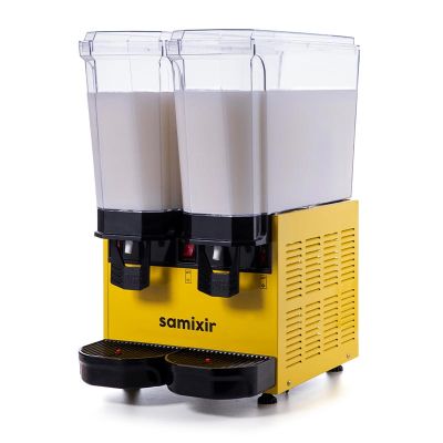 Samixir 40.MMY Classical Mixer Models Mixer Cold Beverage Dispenser 20+20 L, Yellow - 1