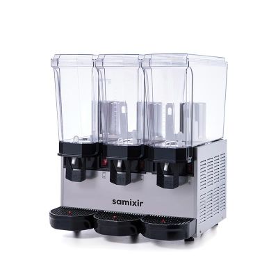 Samixir 60.SMMI Triple Classical Spray Mixer Cold Beverage Dispenser 20+20+20 L, Inox - 2