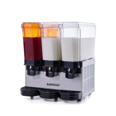 Samixir 60.SMMI Triple Classical Spray Mixer Cold Beverage Dispenser 20+20+20 L, Inox - 1