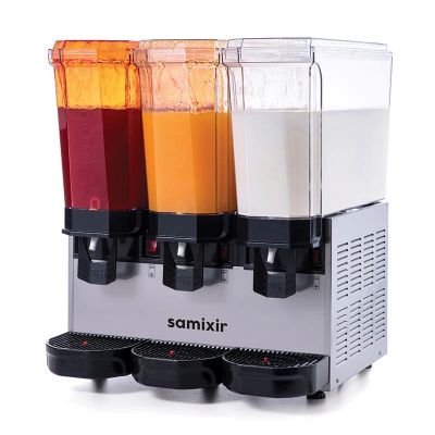 Samixir 60.SSMI Classical, Spray And Mixer Cold Beverage Dispenser, 20+20+20 L, Inox - 1
