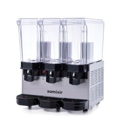 Samixir 60.SSSI Classical Triplespray Mixer Cold Beverage Dispenser 20+20+20 L, Inox - Thumbnail