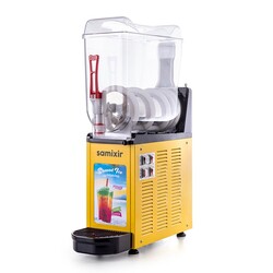 Samixir SLUSH12 Allure Ice Slush Granita Milkshake Soğuk Meyve Suyu Dispenseri, 12 L, Sarı - Thumbnail
