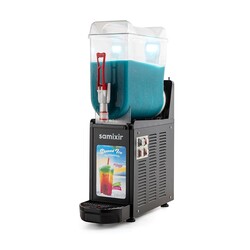 Samixir SLUSH12 Allure Ice Slush Granita Milkshake ve Soğuk Meyve Suyu Dispenseri, 12 L, Siyah - Samixir
