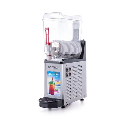 Samixir SLUSH12 Allure Ice Slush Granita Milkshake ve Soğuk Meyve Suyu Dispenseri, 12 L, Inox - Samixir