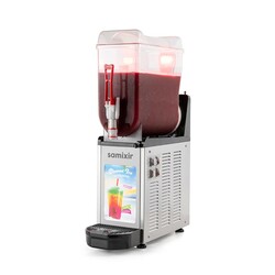 Samixir SLUSH12 Allure Ice Slush Granita Milkshake ve Soğuk Meyve Suyu Dispenseri, 12 L, Inox - Samixir