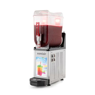 Samixir SLUSH12 Allure Ice Slush Granita Milkshake ve Soğuk Meyve Suyu Dispenseri, 12 L, Inox - Samixir