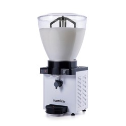 Samixir KAM40 Panaromik Dijital Köpüklü Ayran Dispenseri, 40 L, Beyaz 