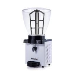 Samixir KAM40 Panaromik Dijital Köpüklü Ayran Dispenseri, 40 L, Beyaz - Samixir (1)
