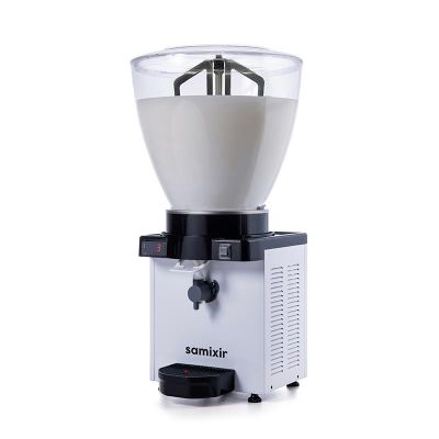 Samixir KAM40 Panoramic Foamy Ayran Dispenser 40 L, White - 1