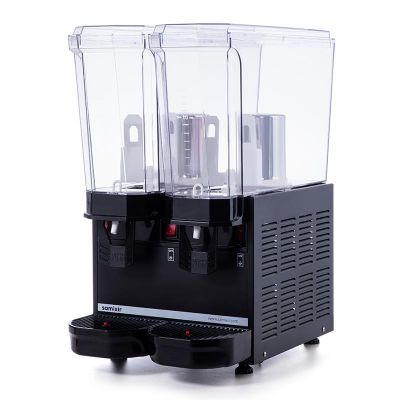Samixir 40.MMB Klasik Twin Soğuk İçecek Dispenseri, 20+20 L, Karıştırıcılı, Siyah - 2