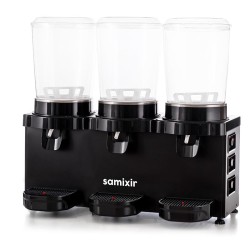Samixir M10 Panoramic Mixer Cold Beverage Dispenser 10 +10 +10 L, Black - Thumbnail