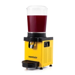 Samixir M10 Panoramic Mixer Cold Beverage Dispenser, 10 L, Yellow - Thumbnail