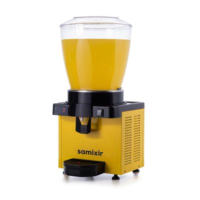 Samixir M22 Panoramic Mixer Cold Beverage Dispenser 22 L, Digital, Yellow - 1