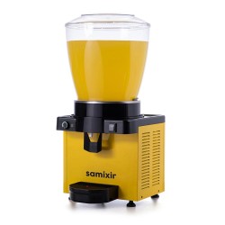 Samixir M22 Panoramic Mixer Cold Beverage Dispenser 22 L, Analogue, Yellow - Thumbnail